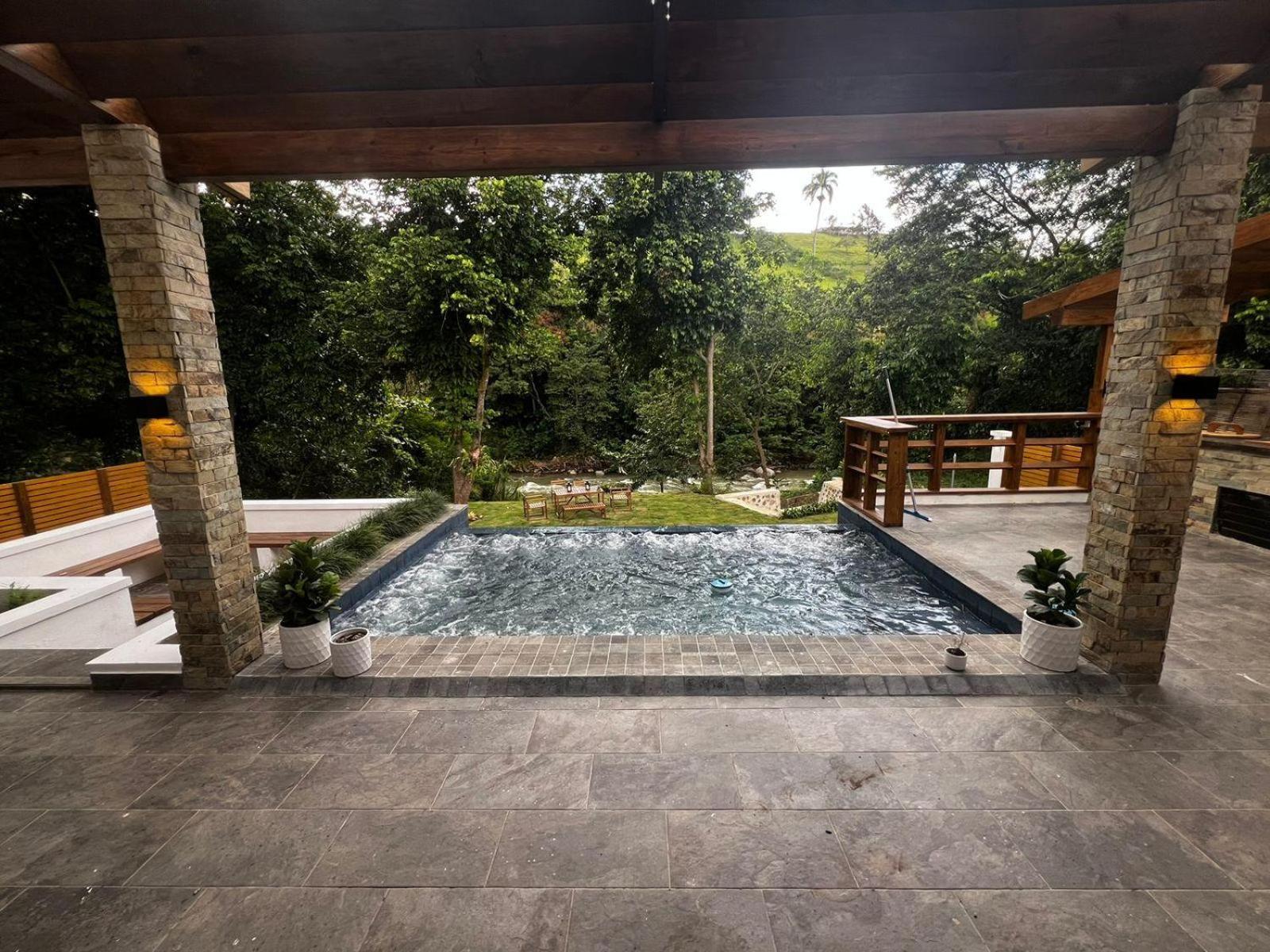 Villa Cielito Del Yaque - Jarabacoa - Rio Privado - Picuzzi Climatizado Ngoại thất bức ảnh